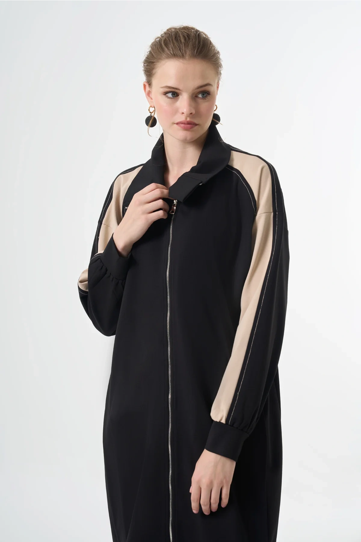 Misswhence Şerit Detaylı Kap Siyah 38400