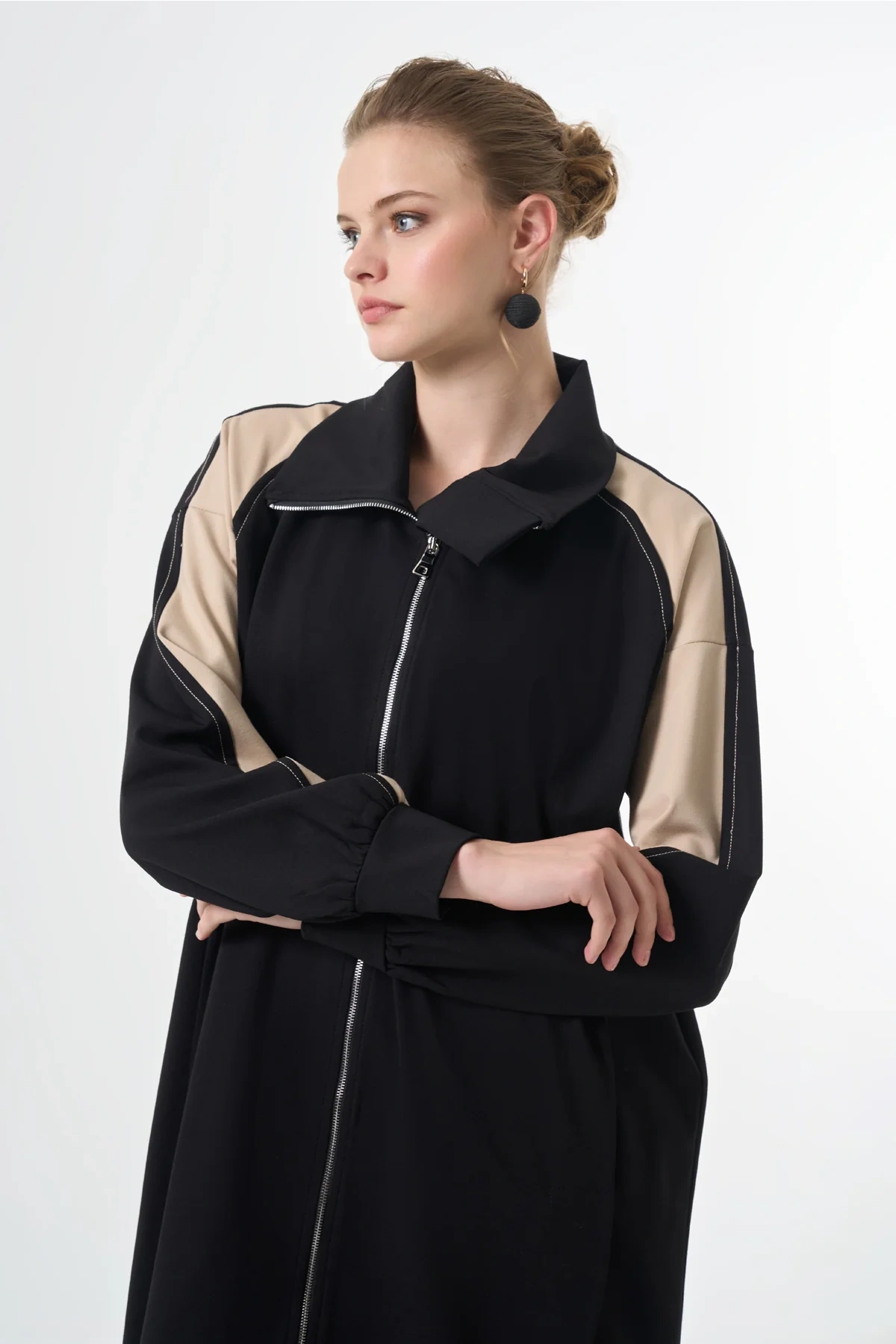 Misswhence Şerit Detaylı Kap Siyah 38400