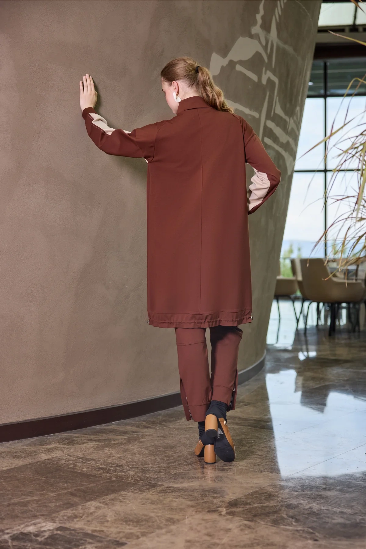 Misswhence Şerit Detaylı Kap Taba 38400