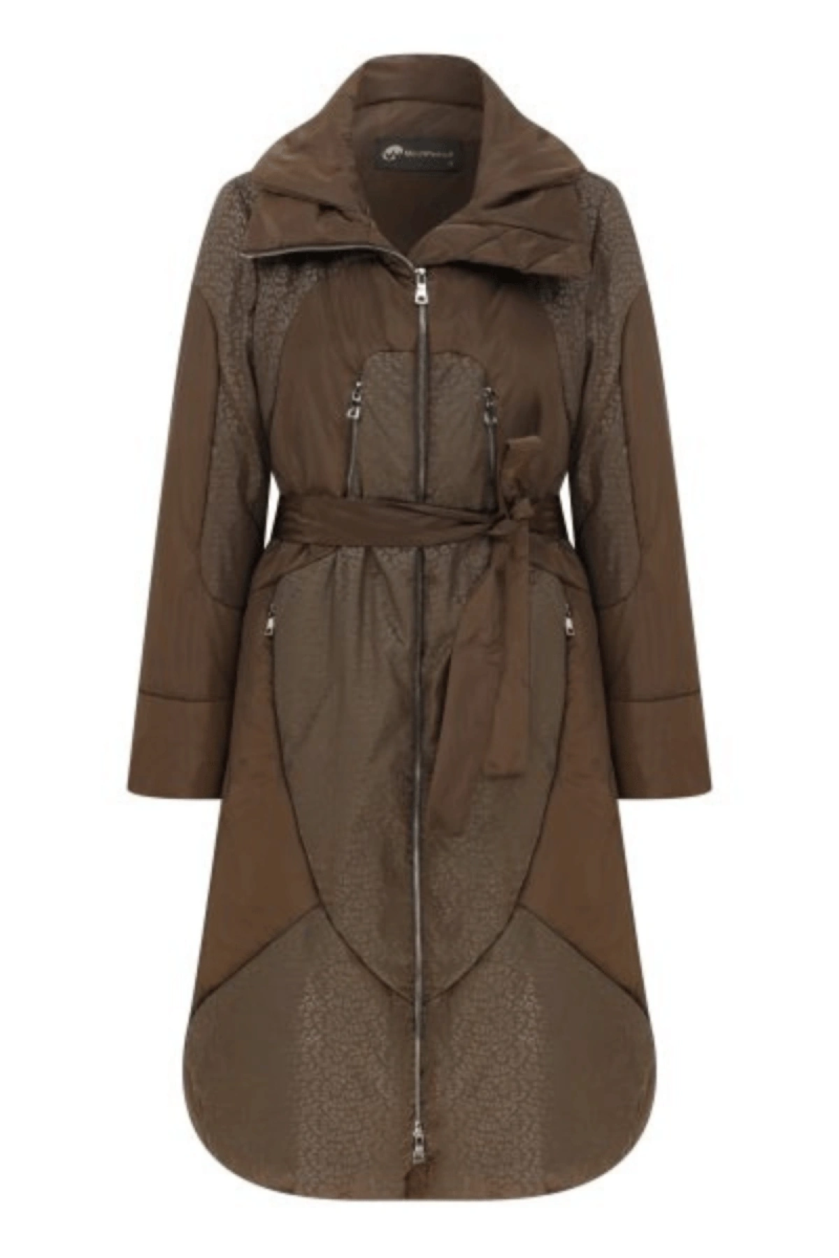 Misswhence Inflatable Overcoat (Mid-length) Coffee 34506