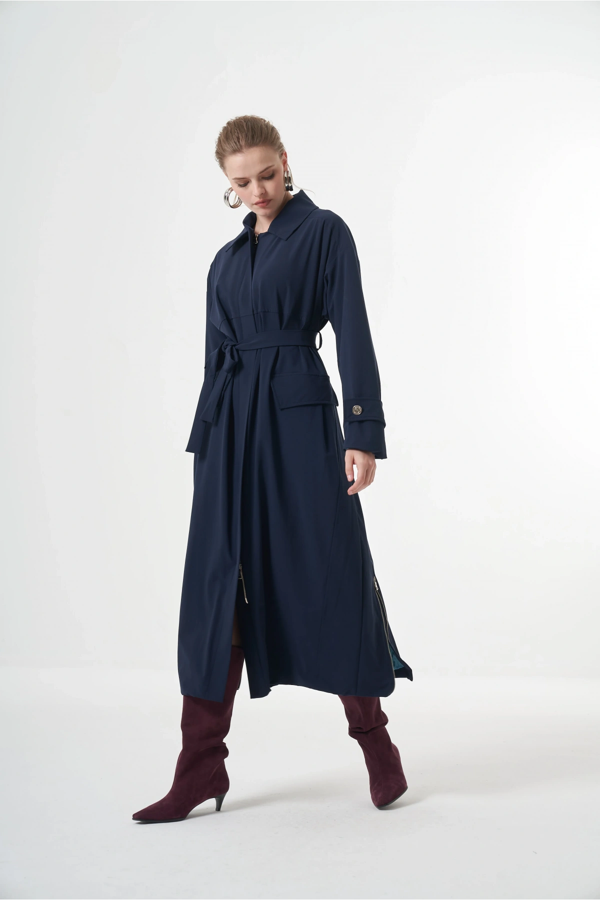 Misswhence Trençkot Lacivert 38500