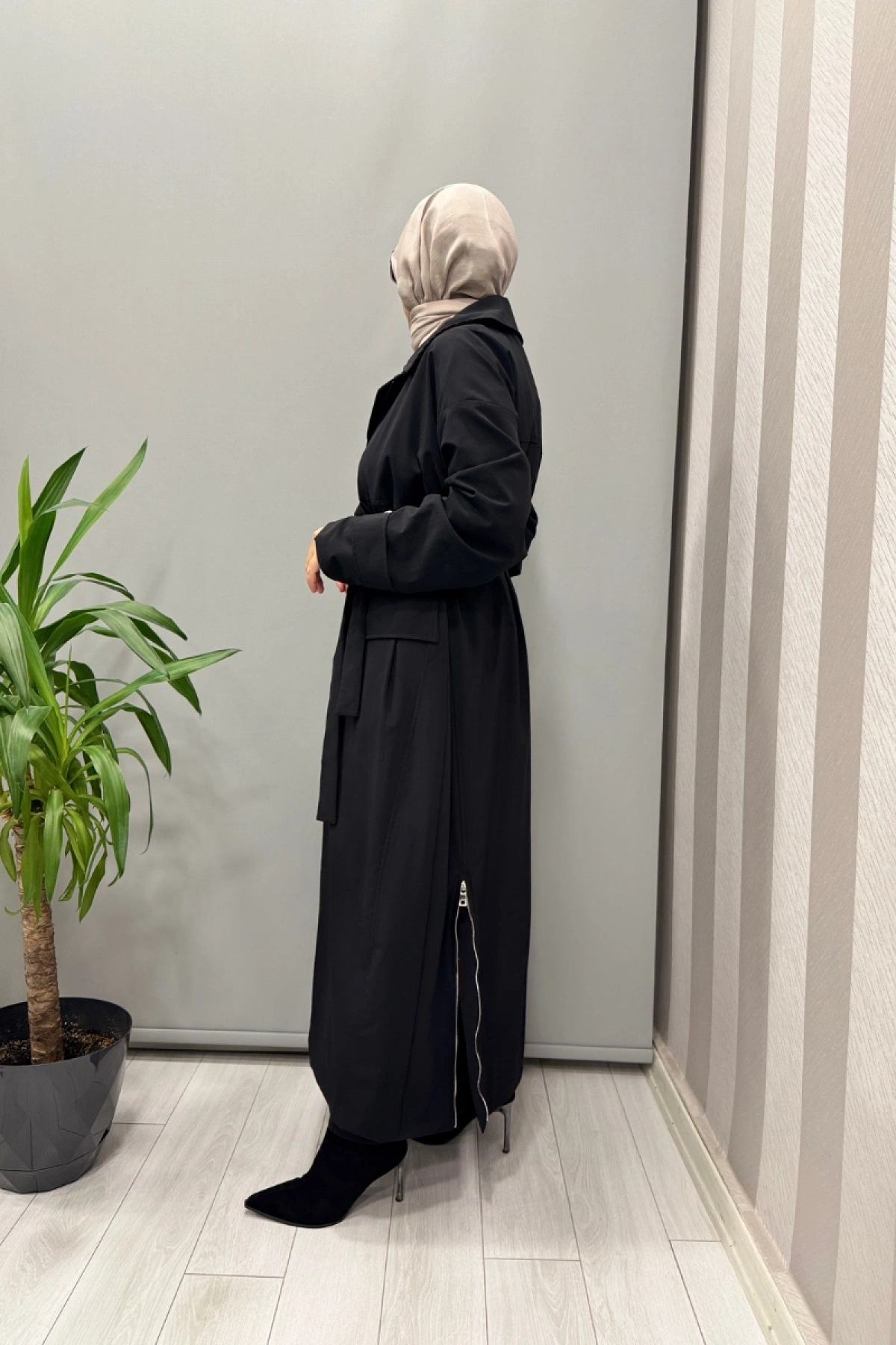 Misswhence Trençkot Siyah 38500