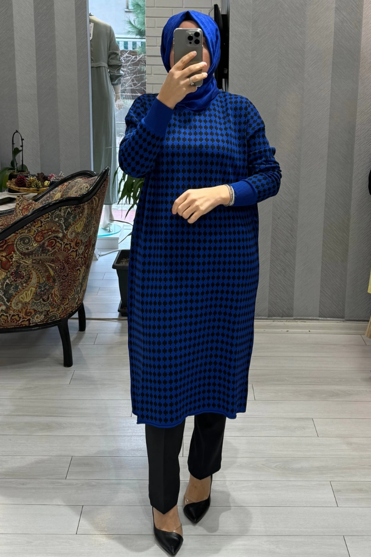 Misswhence Triko Tunik Sax 34011