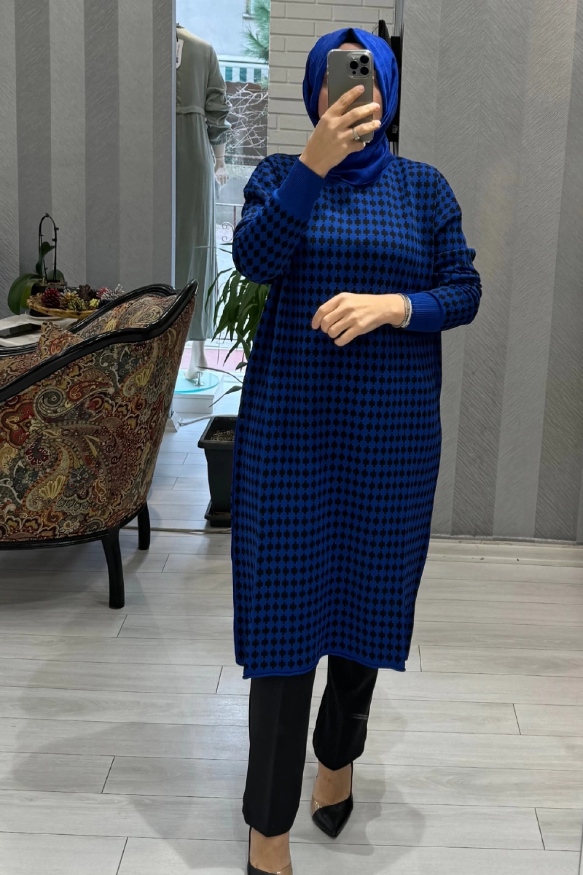 Misswhence Triko Tunik Sax 34011