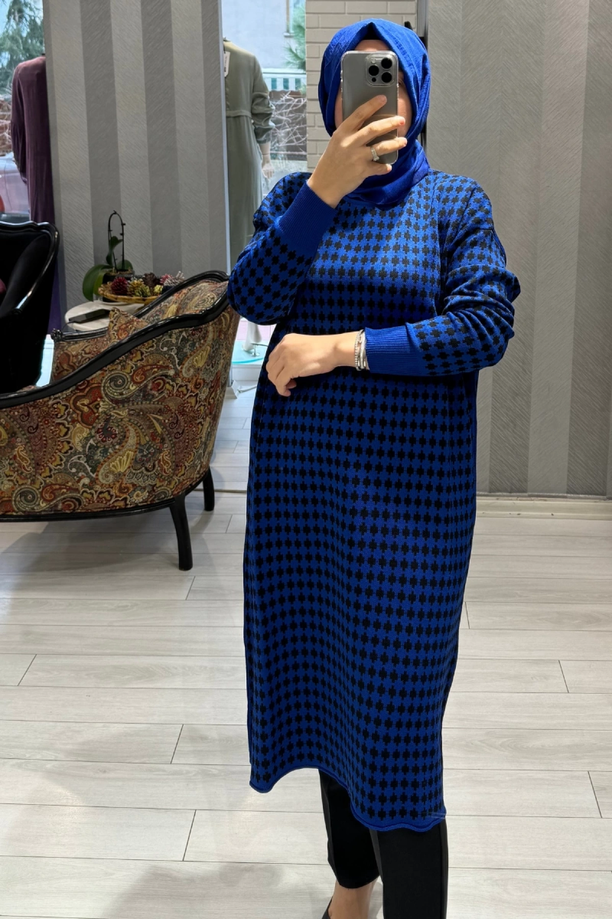 Misswhence Triko Tunik Sax 34011