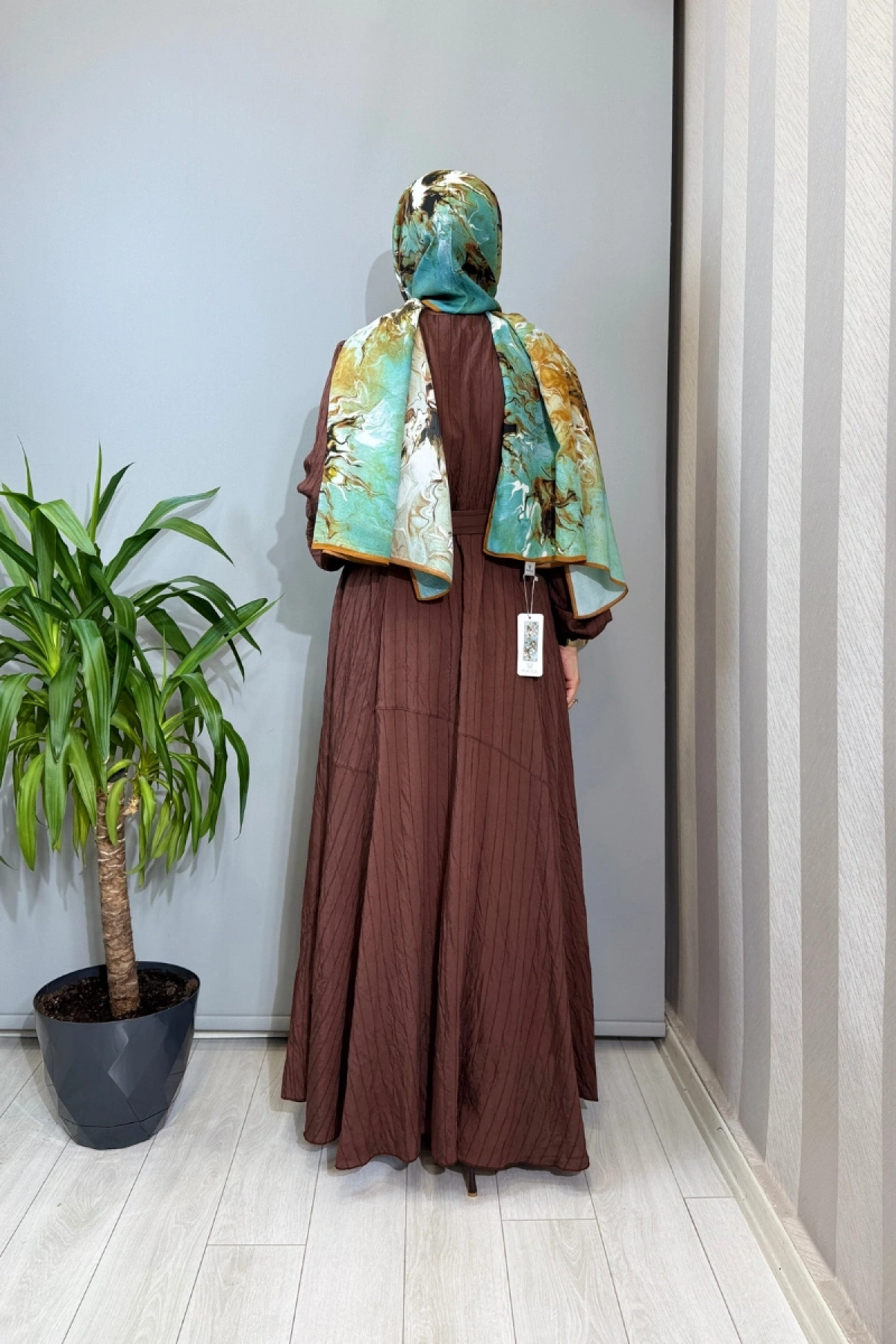 Misswhence Viscon Elbise Kahve 39844