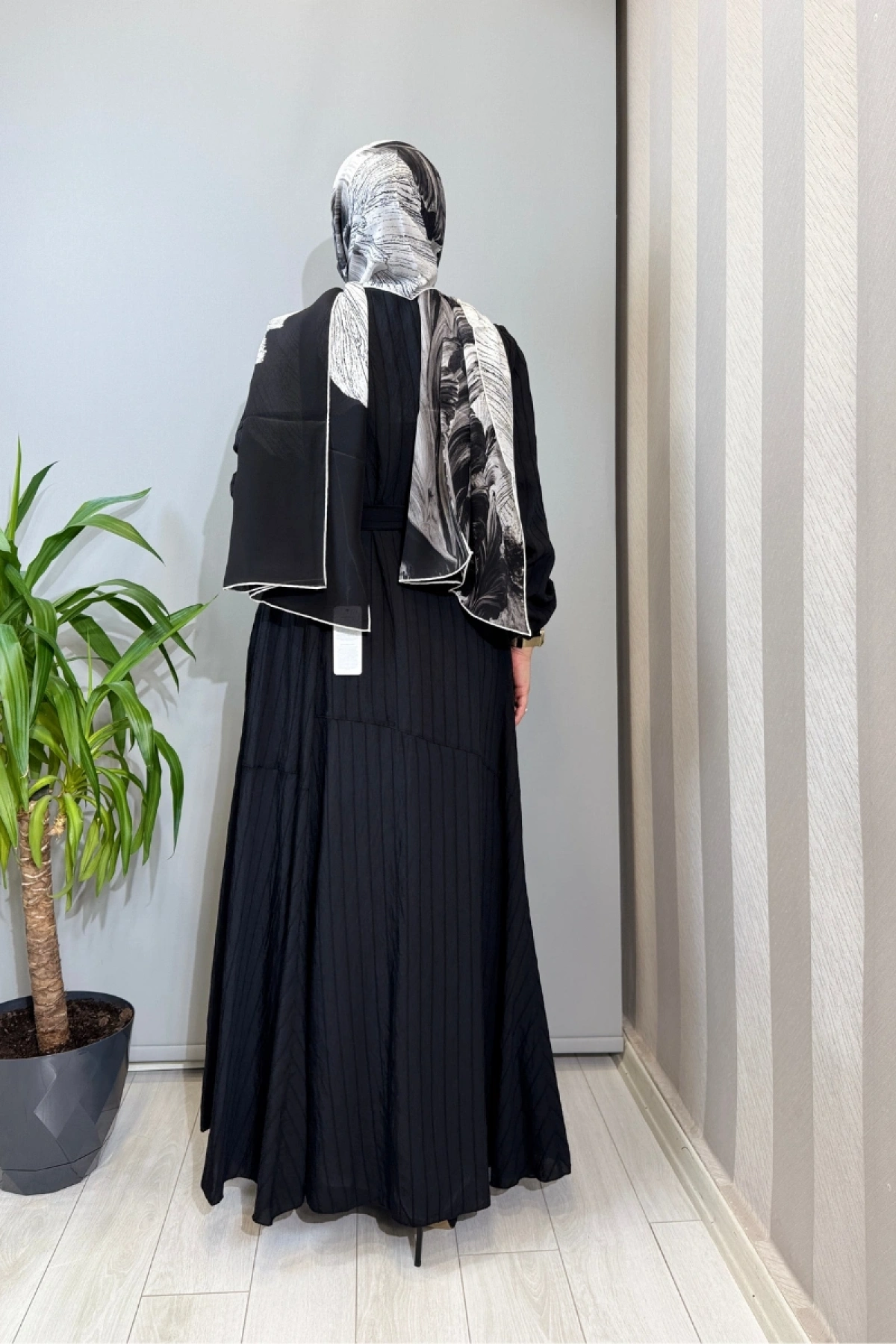 Misswhence Viscon Elbise Siyah 39844