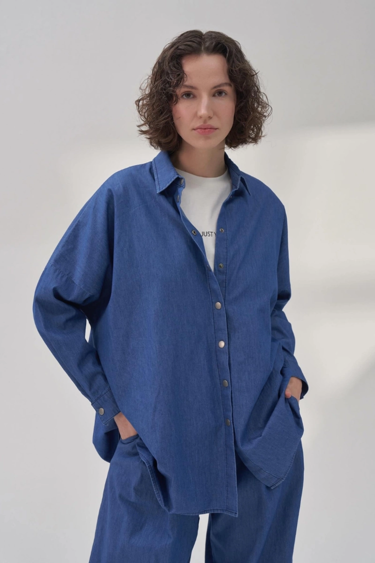 QOOQ Kot Pantolon Denim 24SS344