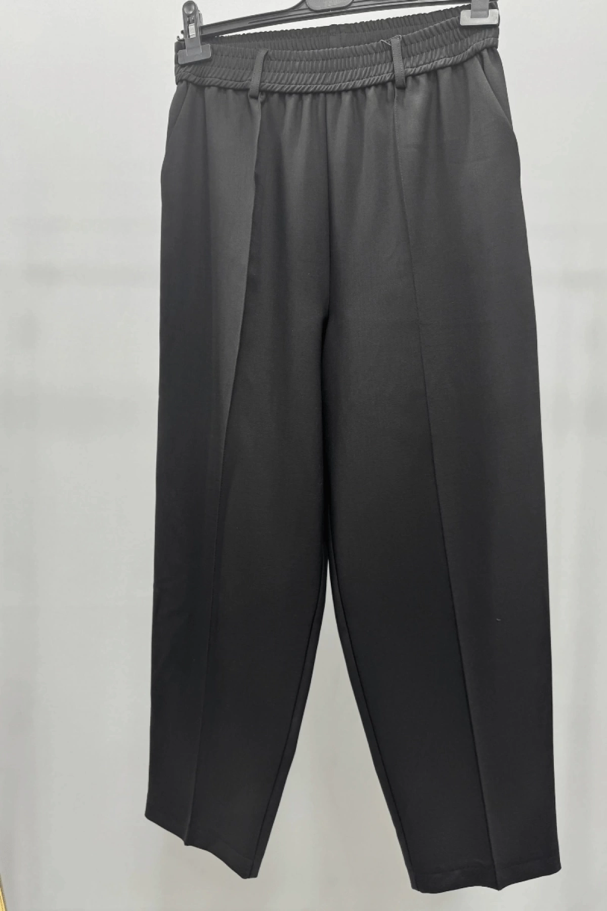 Sentez Angel Elastic Waist Bridge Trousers Black 5583