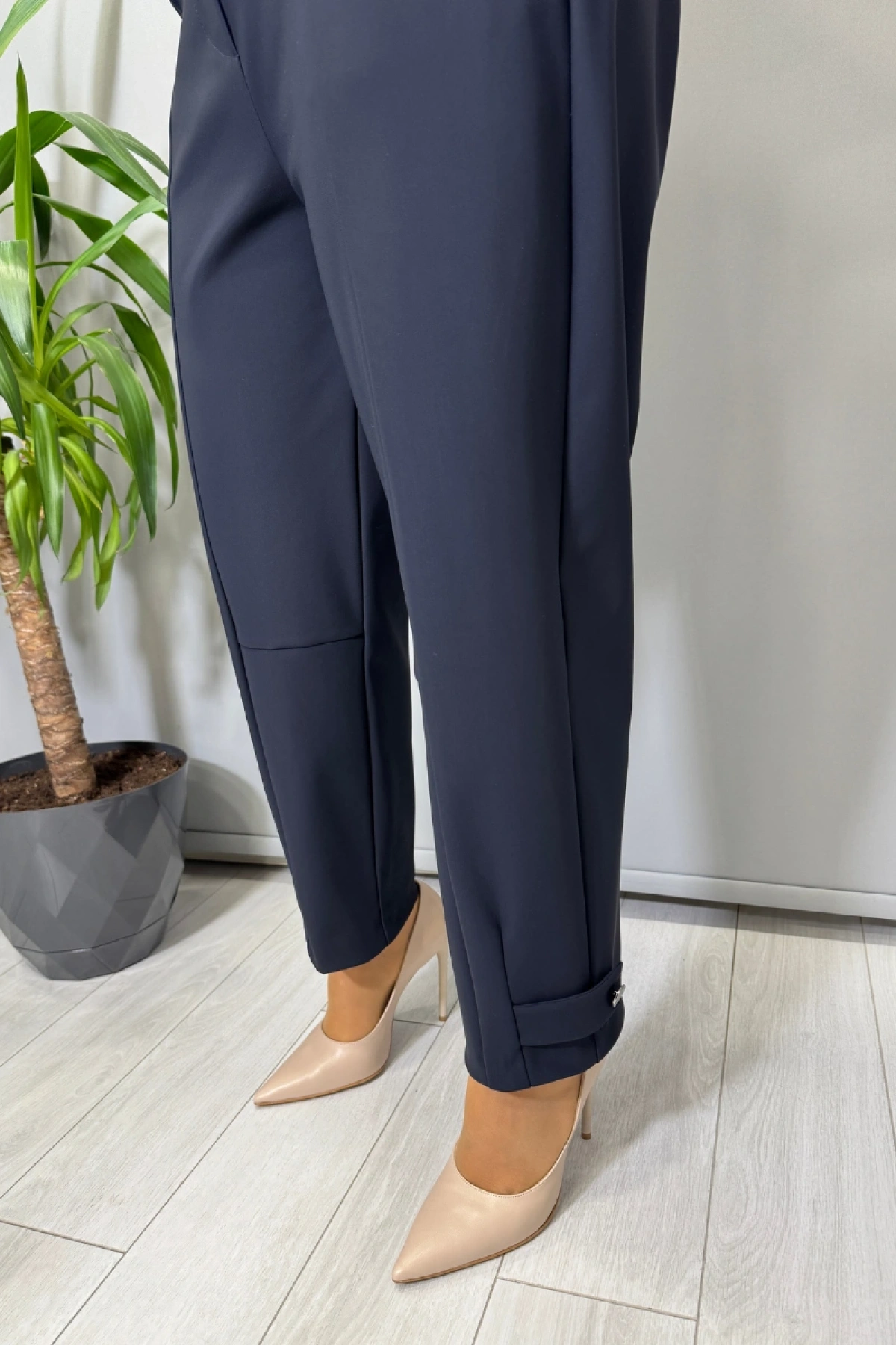 Sentez Nirvana Paçası Apoletli Lacivert 5609