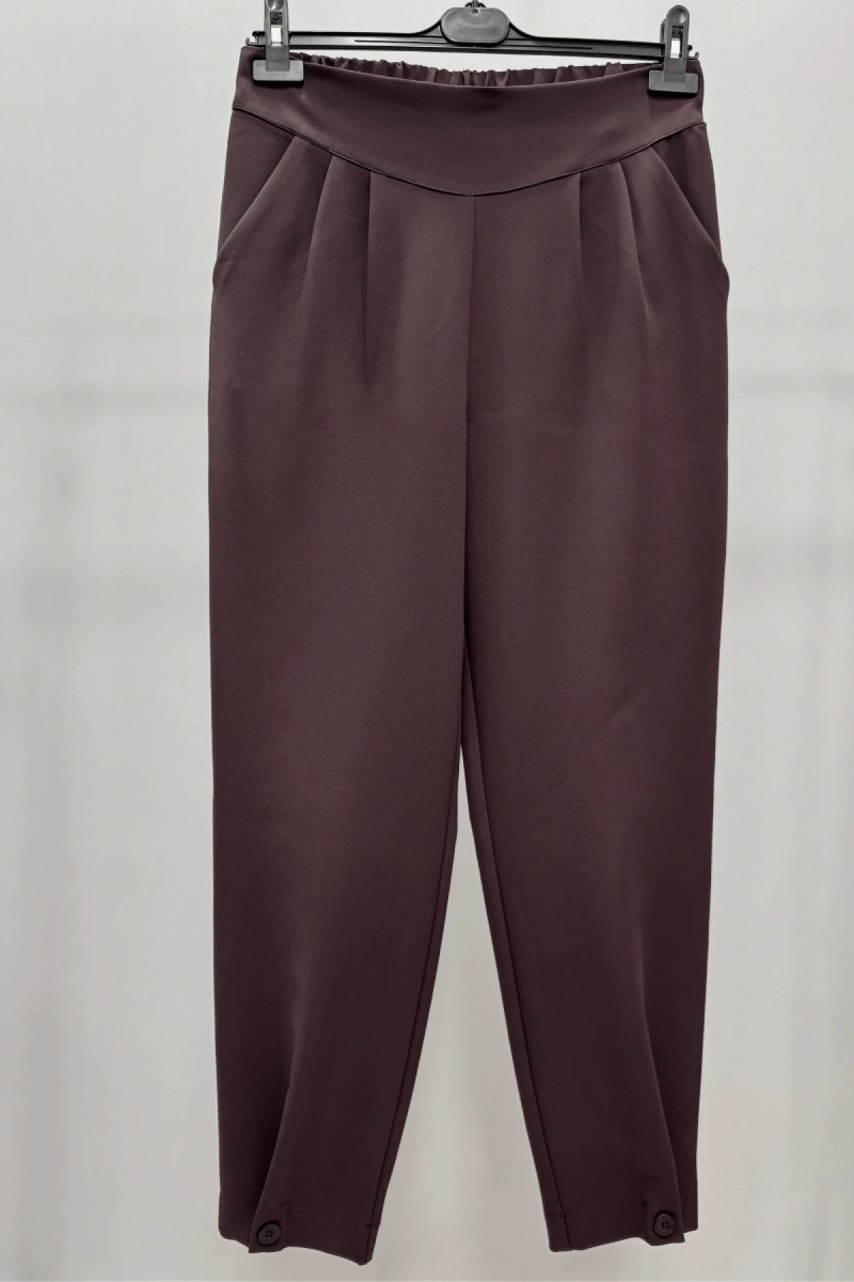 Sentez Victoria Leg Button Detailed Coffee 5574