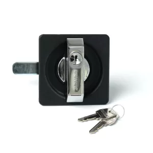 Locker Lock Square Chrome Long Model -- Sezer Lock