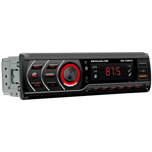 ES-P3001 Oto Teyp 4x50 Watt Bluetooth Dual Usb Tf Aux App Kontrol