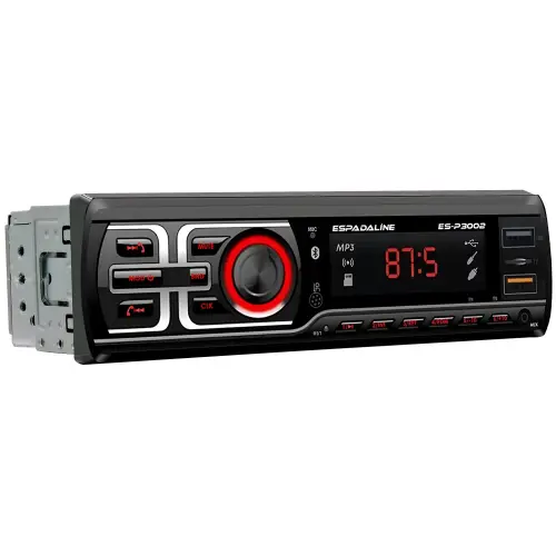 ES-P3002 Oto Teyp 4x50 Watt Bluetooth Dual Usb Tf Aux App Kontrol