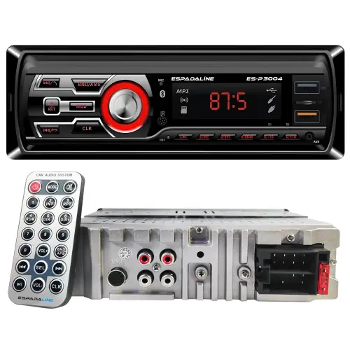 ES-P3004 Oto Teyp 4x50 Watt Bluetooth Dual Usb Tf Aux App Kontrol