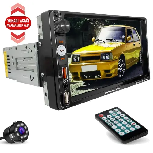 Tofaş Double Teyp Singel Dın 7 İnç 4x65 Watt Mirrorlink Aux Tf Dual Usb Ayarlanabilir Kasa ES-P5002