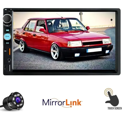 Tofaş Double Teyp Singel Dın 7 İnç 4x65 Watt Mirrorlink Aux Tf Dual Usb Ayarlanabilir Kasa ES-P5002