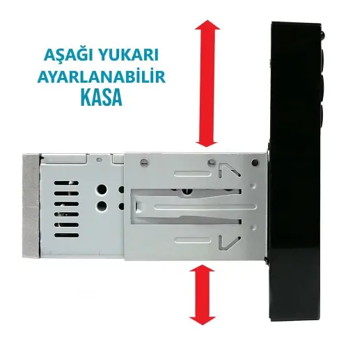Tofaş Double Teyp Singel Dın 7 İnç 4x65 Watt Mirrorlink Aux Tf Dual Usb Ayarlanabilir Kasa ES-P5002