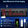 ES-P3020 Oto Teyp 4x50 Watt Bluetooth Dual Usb Tf Aux 7 Renk Ekran