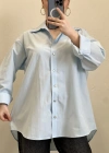POPLİN OVERSİZE GÖMLEK