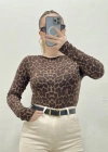 LEOPAR KAŞMİR BLUZ