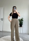 BELİ LASTİKLİ KUMAŞ PANTOLON