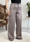 LEOPAR DESEN SATEN BOL PAÇA PANTOLON