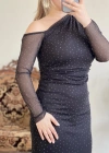 TÜL TAŞLI ELBİSE