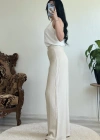 BAĞLAMALI KETEN PANTOLON