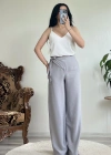 BAĞLAMALI KETEN PANTOLON