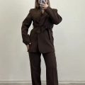 ÖNDEN BAĞLAMALI BLAZER TAKIM
