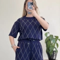 TAŞLI BAKLAVA DESENLİ TAKIM