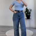 V YAKA DANTEL DETAY YARIM KOL BODY