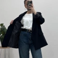 BLAZER CEKET ÇİZGİLİ ASTARLI