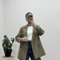 BLAZER CEKET ÇİZGİLİ ASTARLI