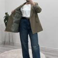 BLAZER CEKET ÇİZGİLİ ASTARLI
