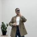 BLAZER CEKET ÇİZGİLİ ASTARLI