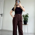 BELİ LASTİKLİ KUMAŞ PANTOLON