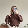 KOLU DANTEL T-SHIRT