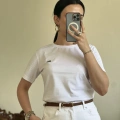 BASİC NAKIŞ DETAYLI TİŞÖRT