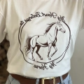 QUZU NAKIŞLI T-SHIRT