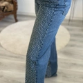 TAŞLI WİDE LEG JEAN