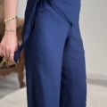BAĞLAMALI KETEN PANTOLON