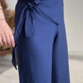BAĞLAMALI KETEN PANTOLON