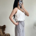BAĞLAMALI KETEN PANTOLON