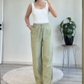 FİLAMLI KETEN PANTOLON