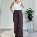 FİLAMLI KETEN PANTOLON