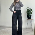 AZ LİKRALI WİDE LEG JEAN
