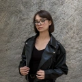 KISA KEMERLİ DERİ CEKET
