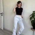 ÜÇ İPLİK PAÇASI LASTİKLİ JOGGER EŞOFMAN ALTI